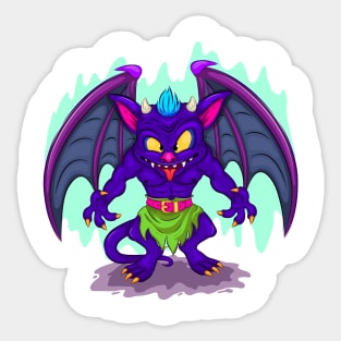 Cartoon Gargoyle. Sticker